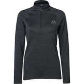 Mountain Horse Shirt Tate Tech Fleece Maniche Lunghe Nero
