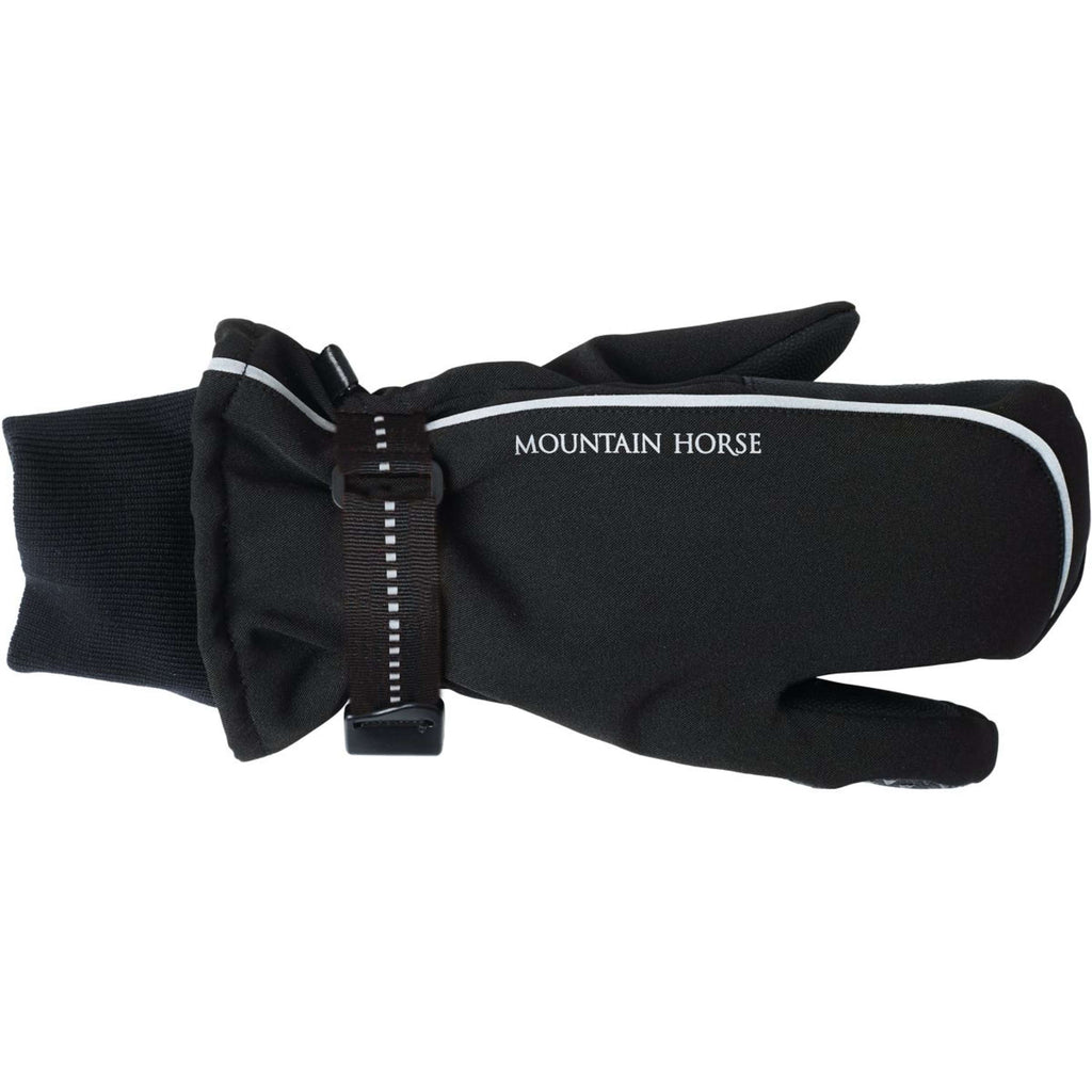 Mountain Horse Guanti da Equitazione Triplex Jr  Nero II