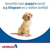 Milbemax Compressa Vermifuga Puppy/Klein 2 Tabletten