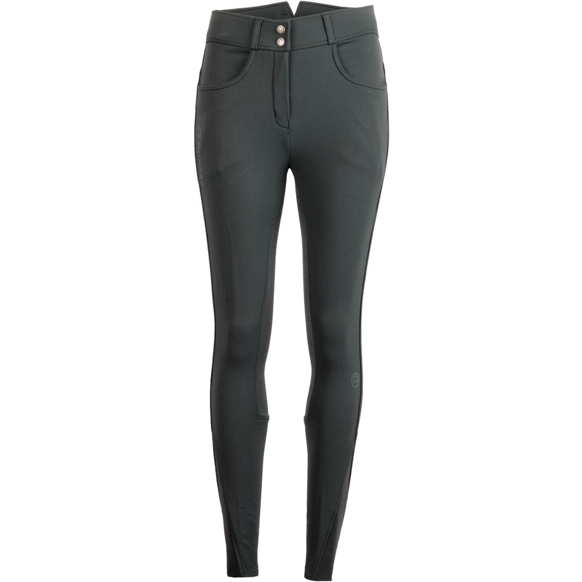 Montar Pantaloni da Equitazione Ess Megan Highwaist Full Grip BottigliaVerde