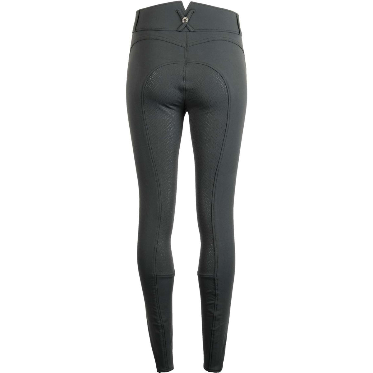 Montar Pantaloni da Equitazione Ess Megan Highwaist Full Grip BottigliaVerde