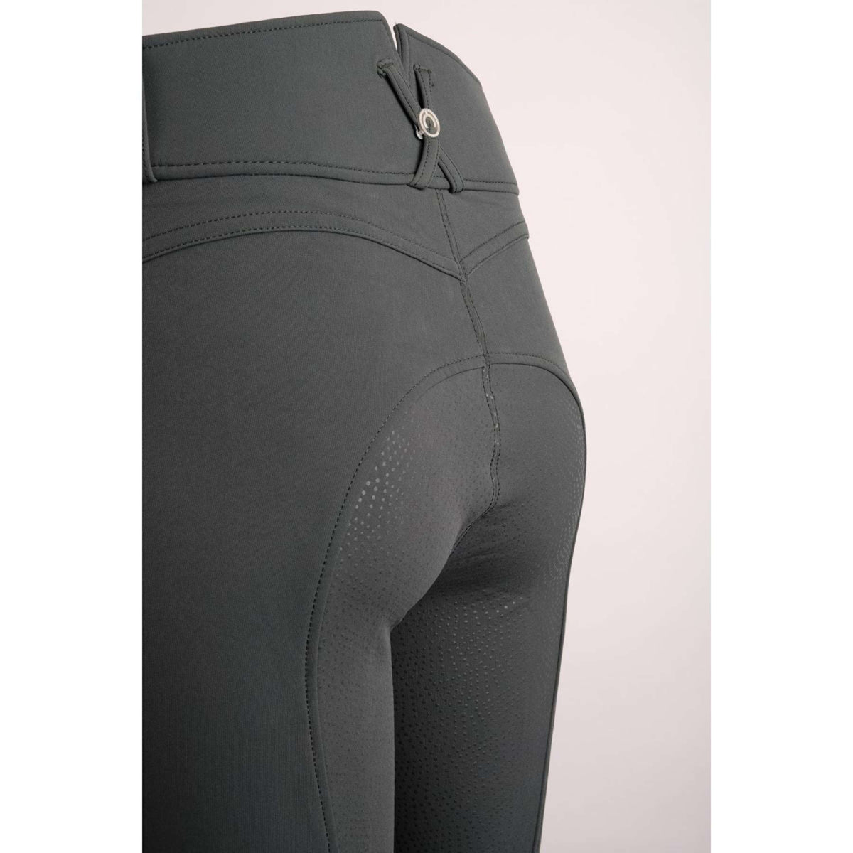Montar Pantaloni da Equitazione Ess Megan Highwaist Full Grip BottigliaVerde
