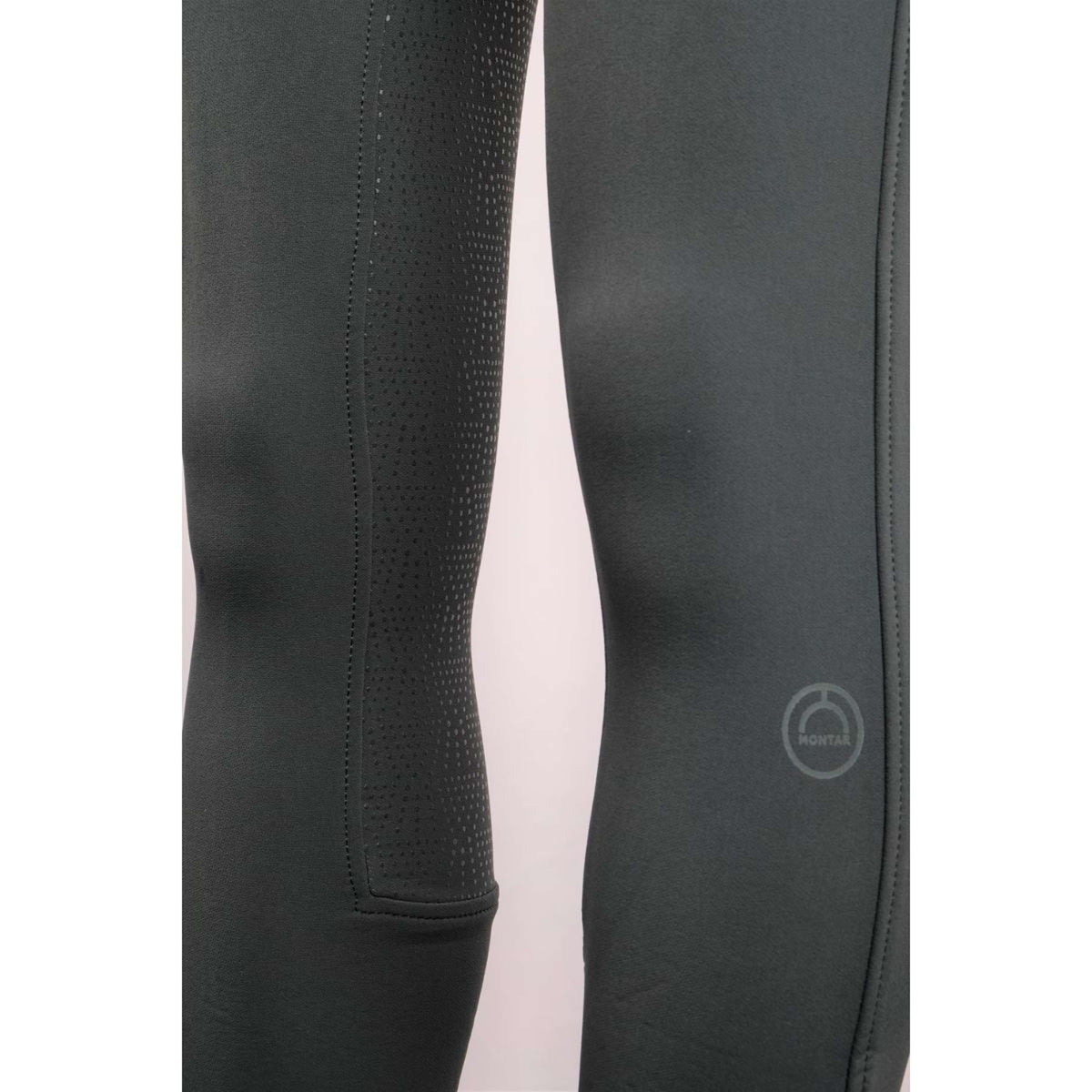 Montar Pantaloni da Equitazione Ess Megan Highwaist Full Grip BottigliaVerde