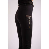 Montar Pantaloni da equitazione Millie Rosegold FullGrip Nero