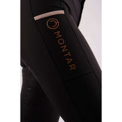 Montar Pantaloni da equitazione Millie Rosegold FullGrip Nero