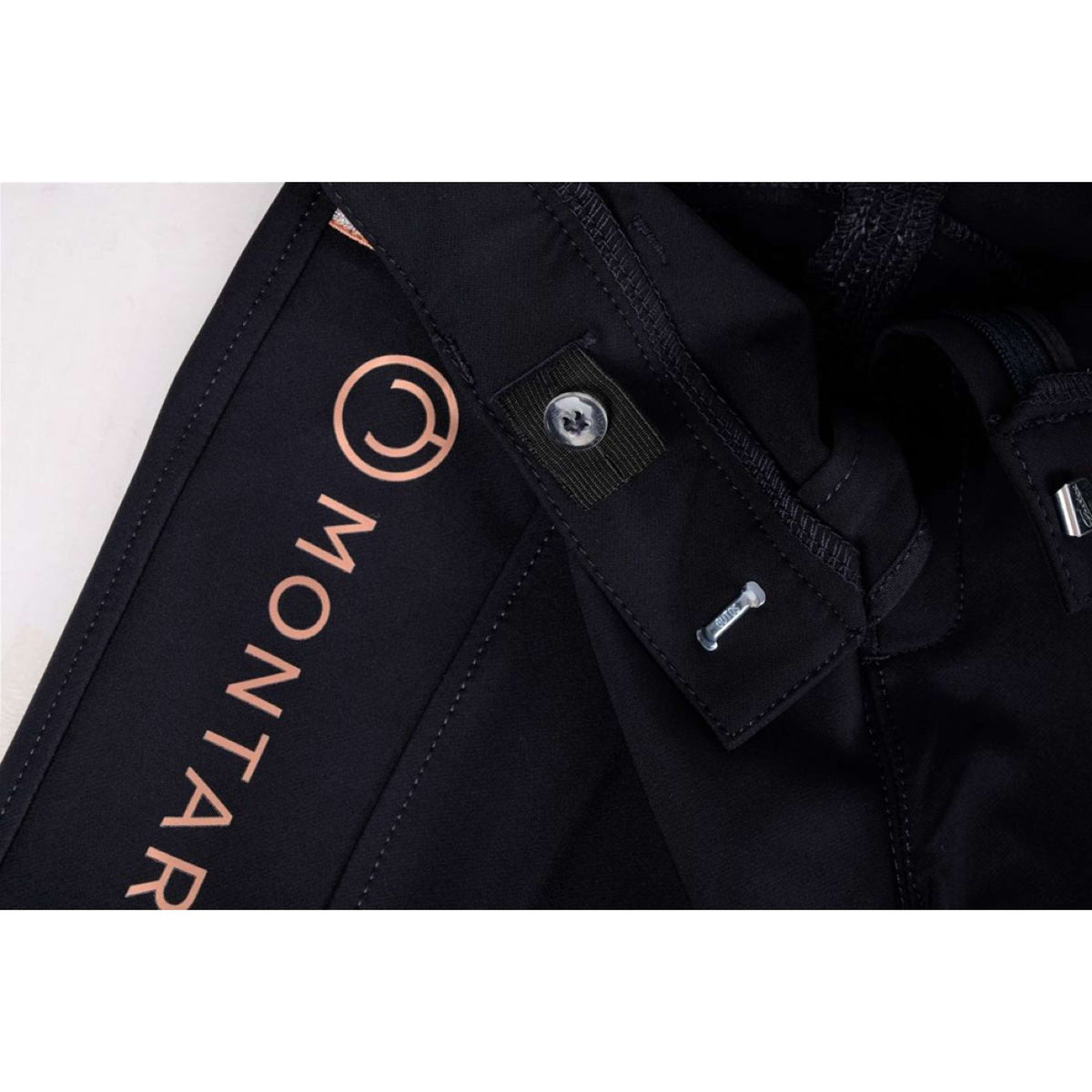 Montar Pantaloni da equitazione Millie Rosegold FullGrip Nero