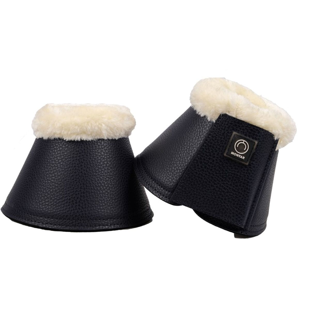 Montar Stivaletti a Campana Smooth Set di 2 in pelle PU Navy