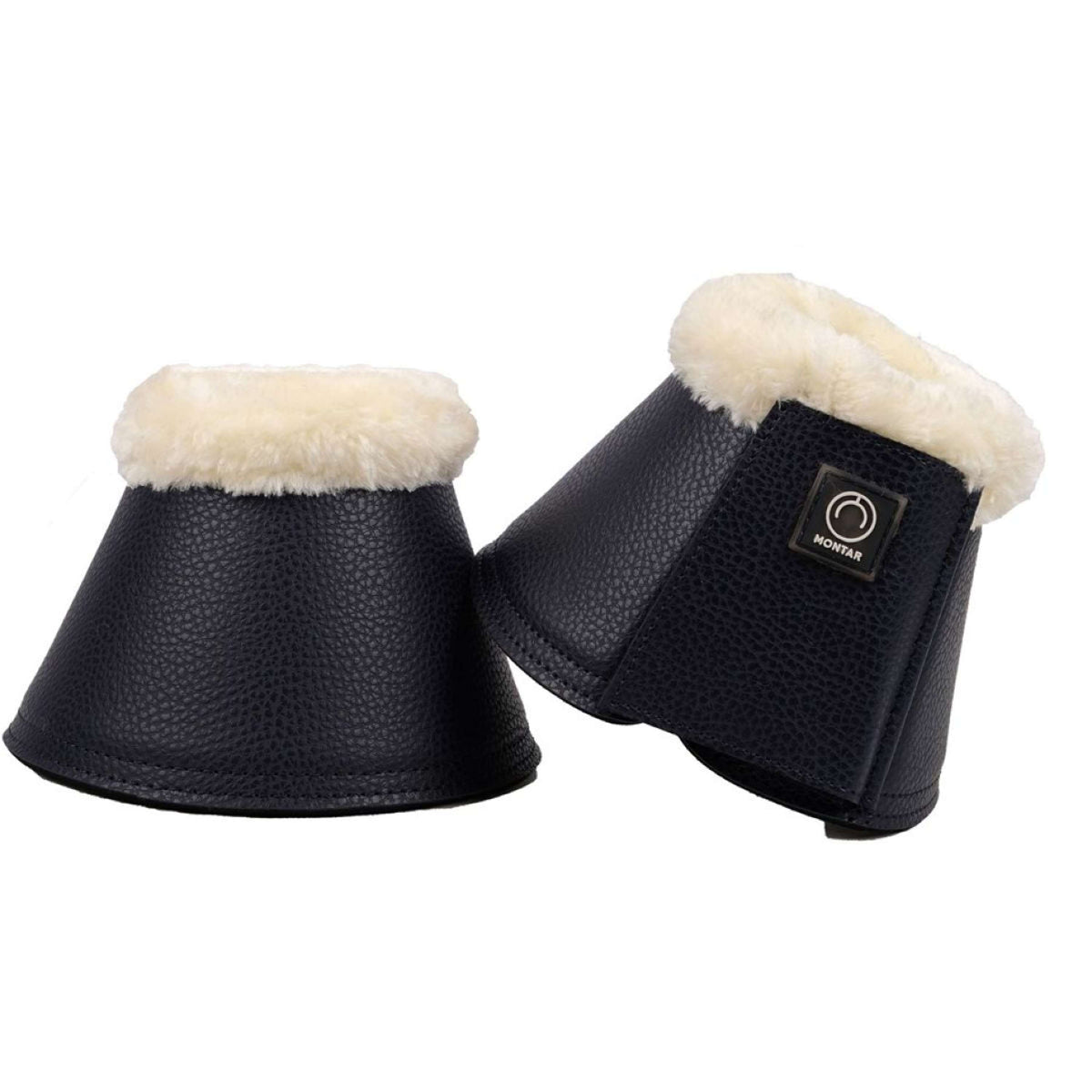 Montar Stivaletti a Campana Smooth Set di 2 in pelle PU Navy