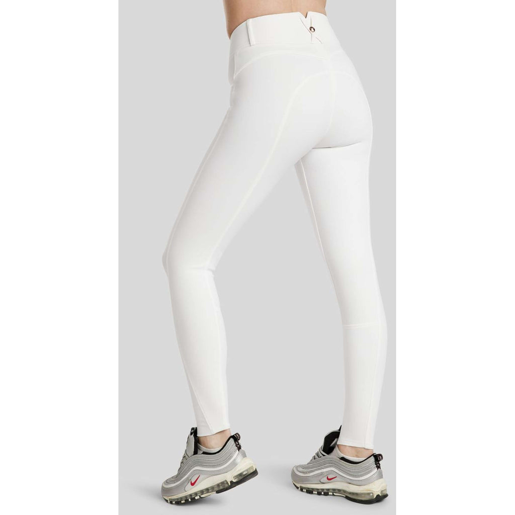Montar Calzoni Molly Rosegold Highwaist FullGrip Bianco