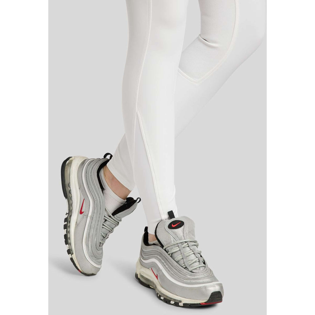 Montar Calzoni Molly Rosegold Highwaist FullGrip Bianco