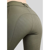 Montar Pantaloni da Equitazione MoMegan Full Grip Forest Green
