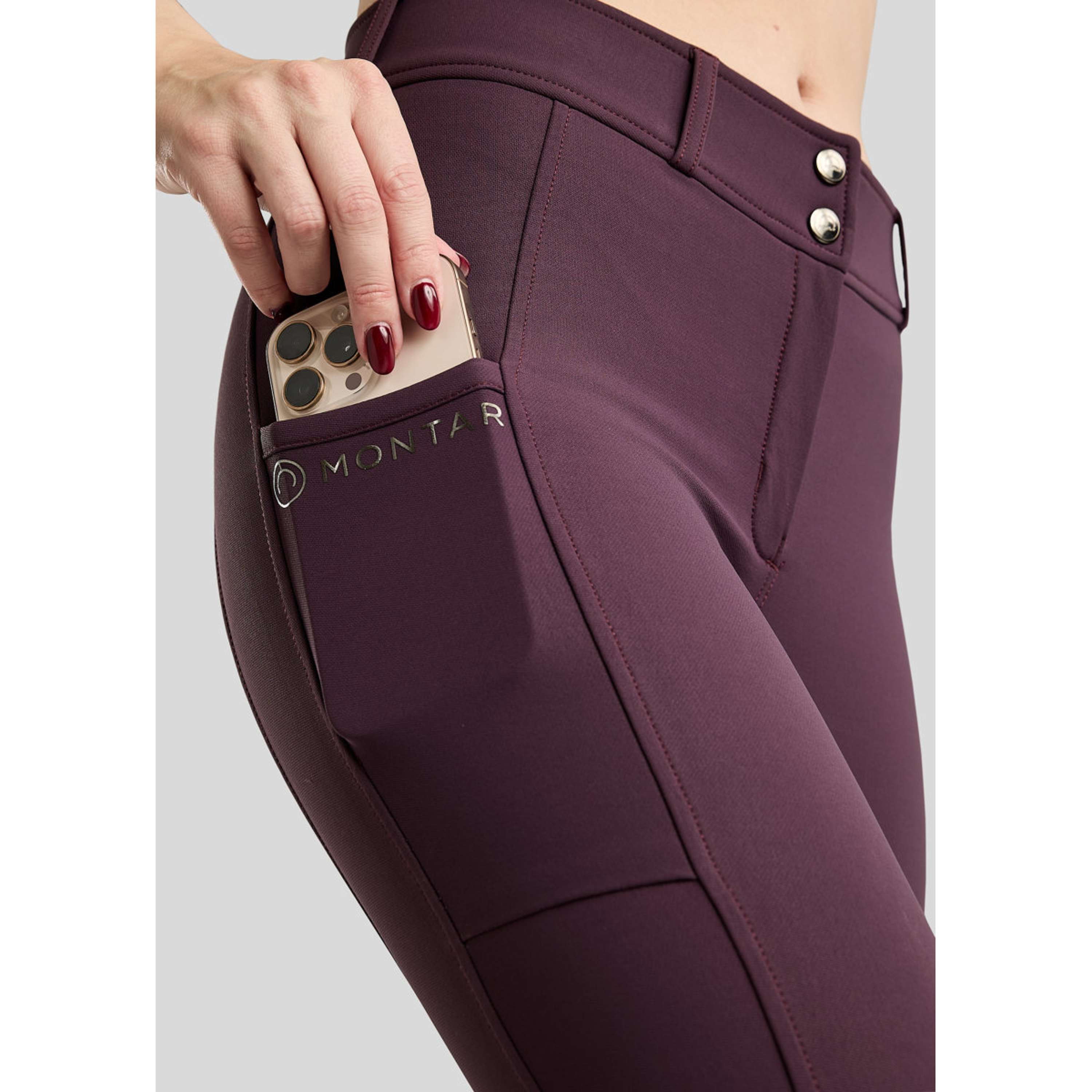 Montar Pantaloni da Equitazione Megan Full Grip Fig