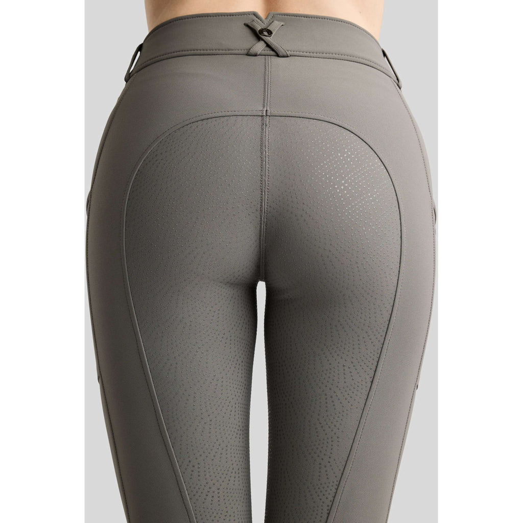 Montar Pantaloni da Equitazione Megan Full Grip Grigio
