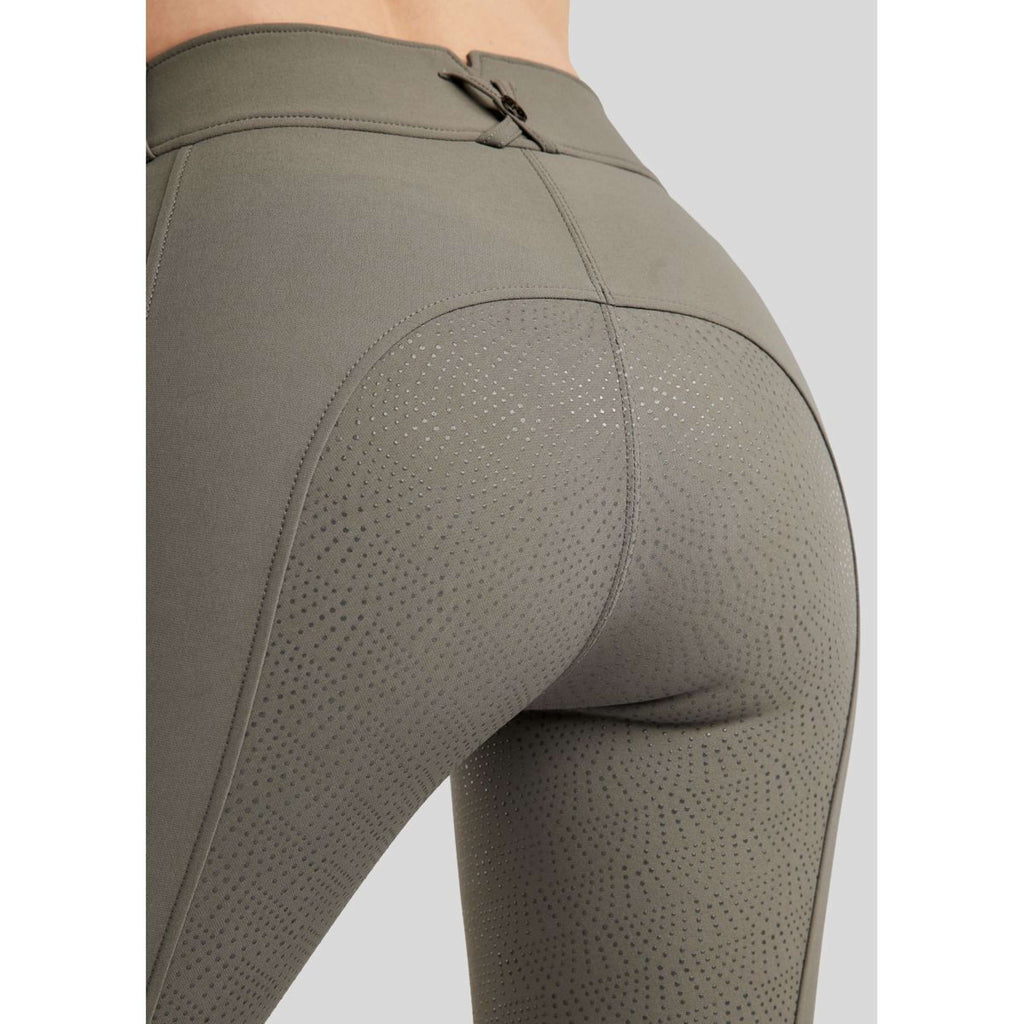 Montar Pantaloni da Equitazione Megan Full Grip Grigio