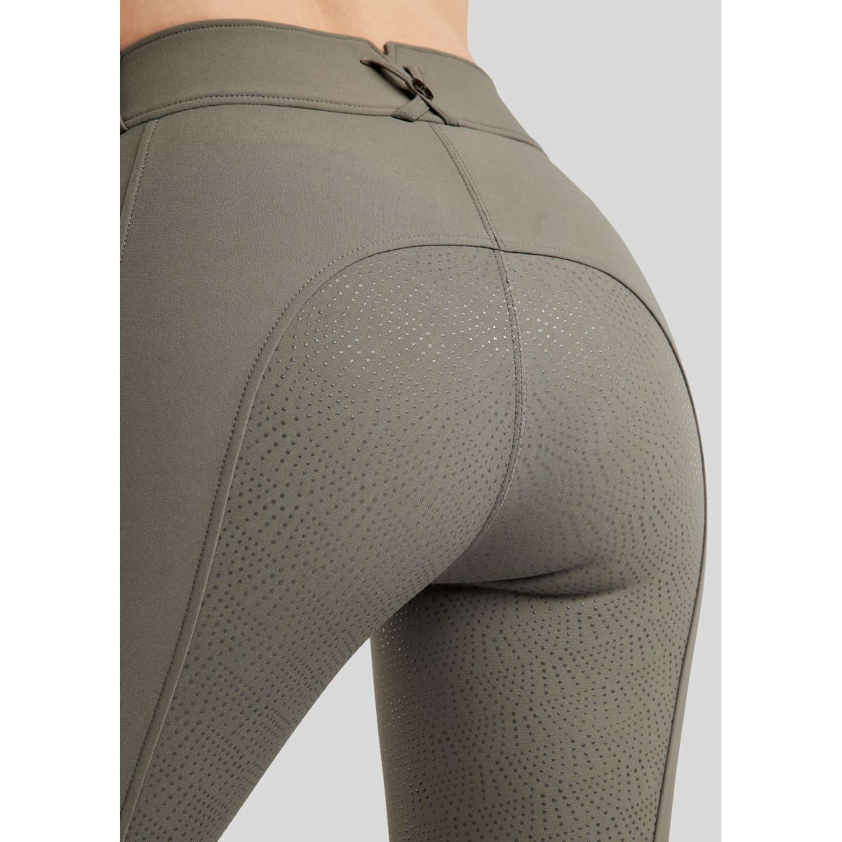 Montar Pantaloni da Equitazione Megan Full Grip Grigio