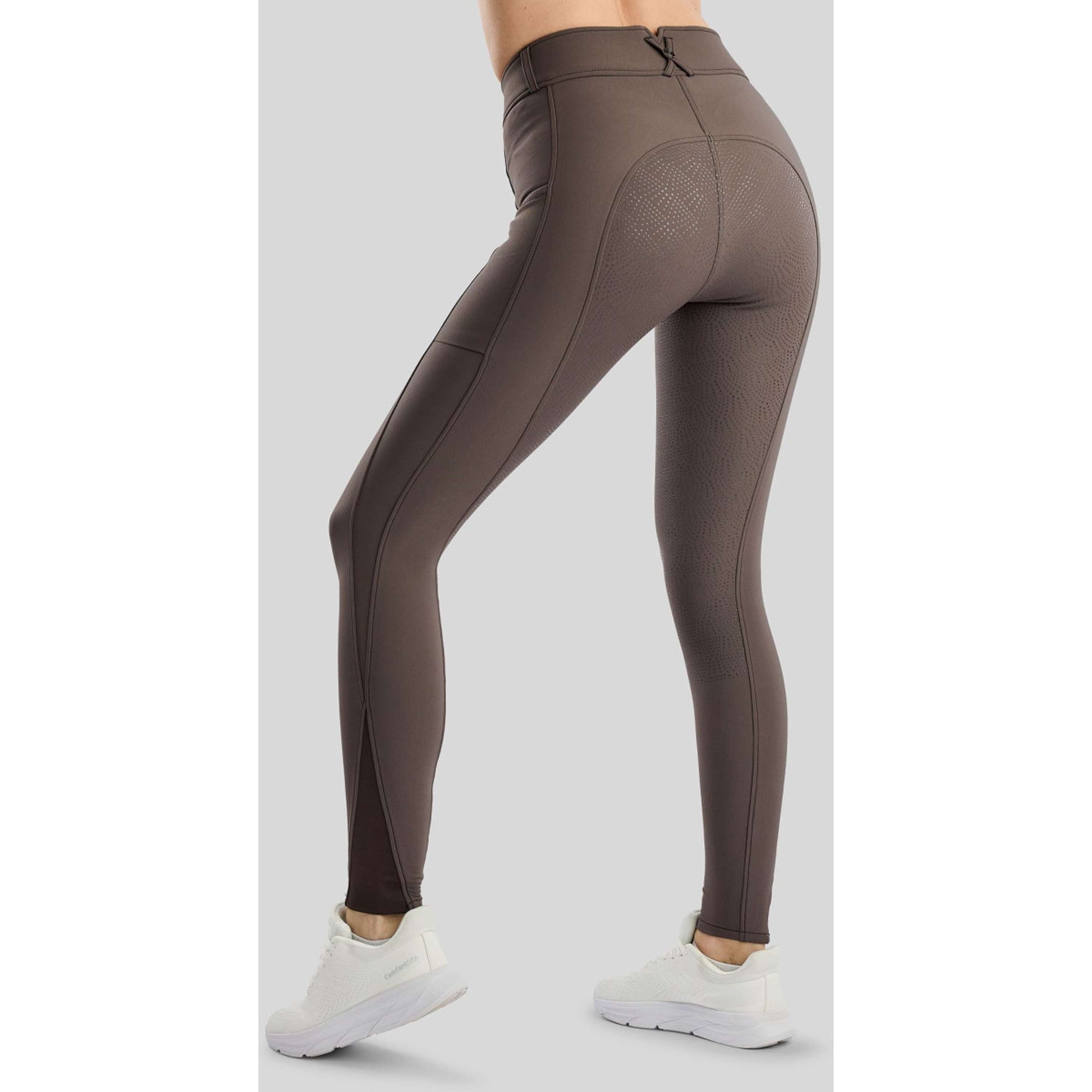 Montar Pantaloni da Equitazione MoMegan Full Grip Black Peony