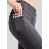 Montar Pantaloni da Equitazione Megan Full Grip Slate Grey