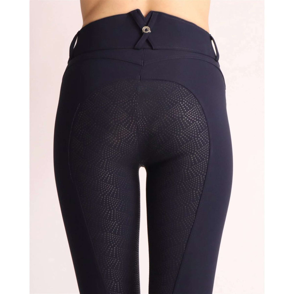 Montar Pantaloni da Equitazione Ess Megan High Waist Full Grip Dark Navy