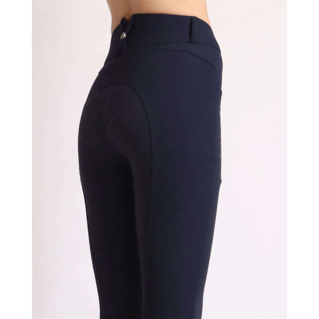 Montar Pantaloni da Equitazione Ess Megan High Waist Full Grip Dark Navy
