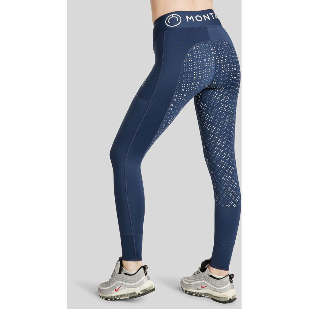 Montar Leggings da Equitazione Selena Pull On FullGrip Navy