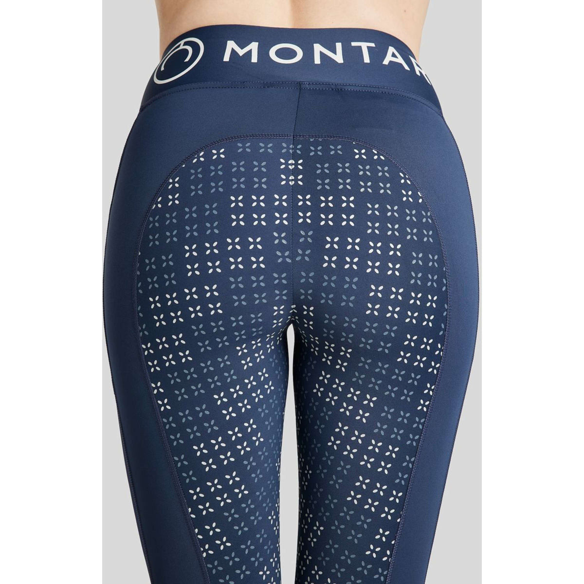 Montar Leggings da Equitazione Selena Pull On FullGrip Navy