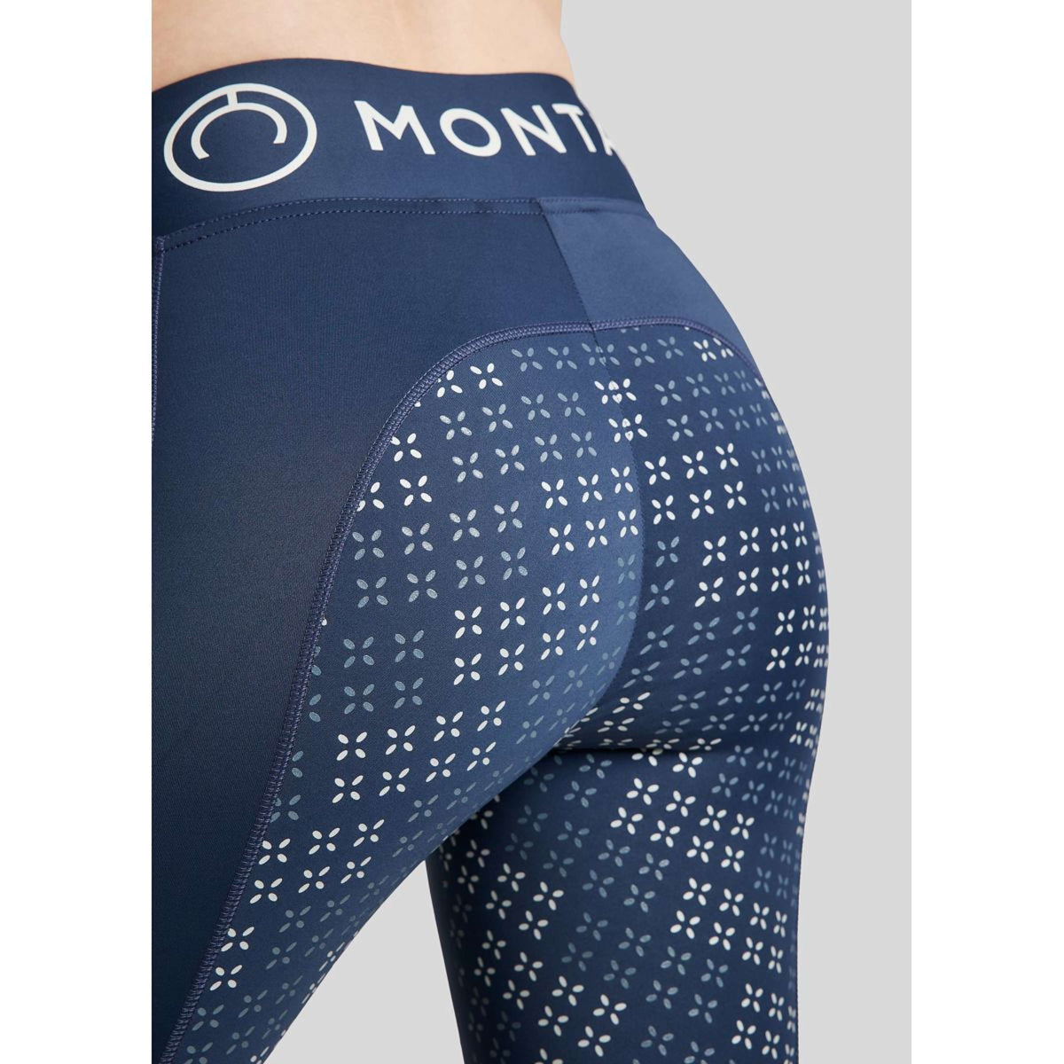 Montar Leggings da Equitazione Selena Pull On FullGrip Navy