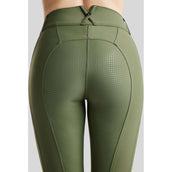 Montar Pantaloni da Equitazione Full Grip Pine Green