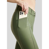 Montar Pantaloni da Equitazione Full Grip Pine Green