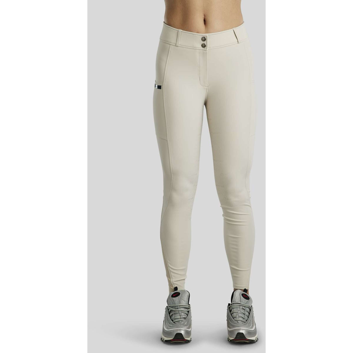 Montar Calzoni MoStella Full Grip Grigio argento