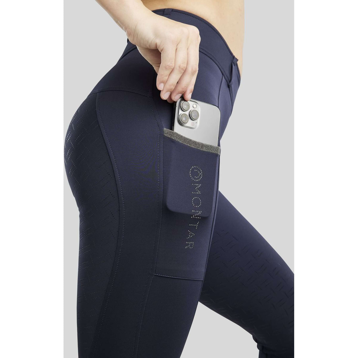 Montar Leggings da Equitazione MoGloria Full Grip Navy