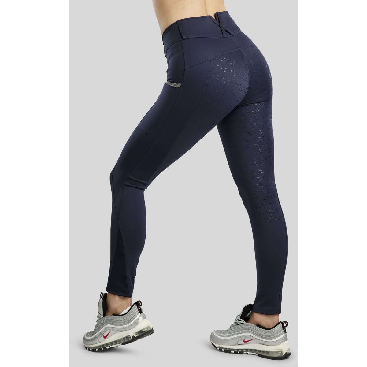Montar Leggings da Equitazione MoGloria Full Grip Navy