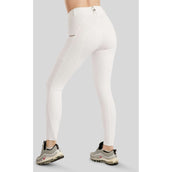 Montar Pantaloni da Equitazione MoLila Champagne Crystals Full Grip Bianco