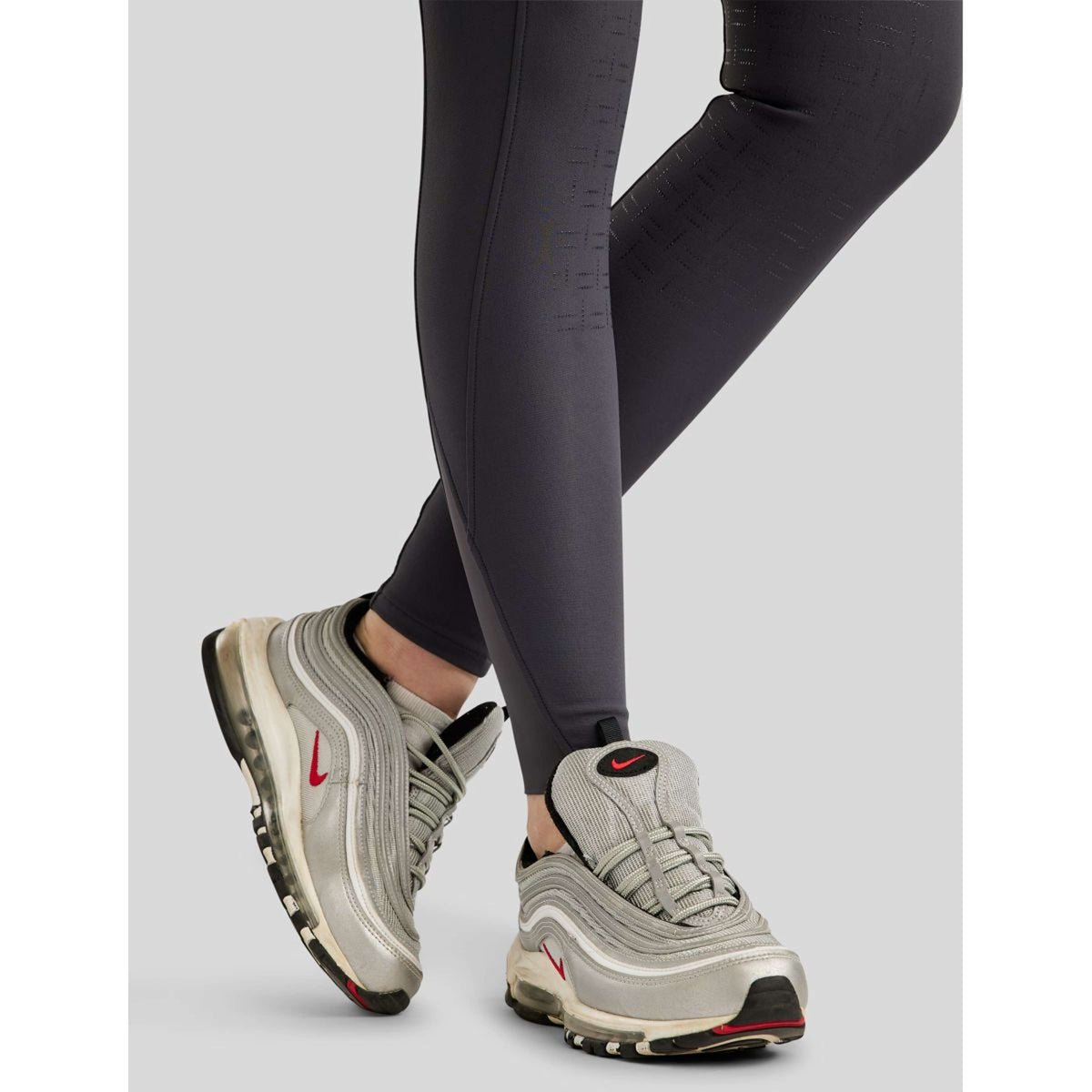 Montar Pantaloni da Equitazione MoLila Champagne Crystals Full Grip Slate Grey