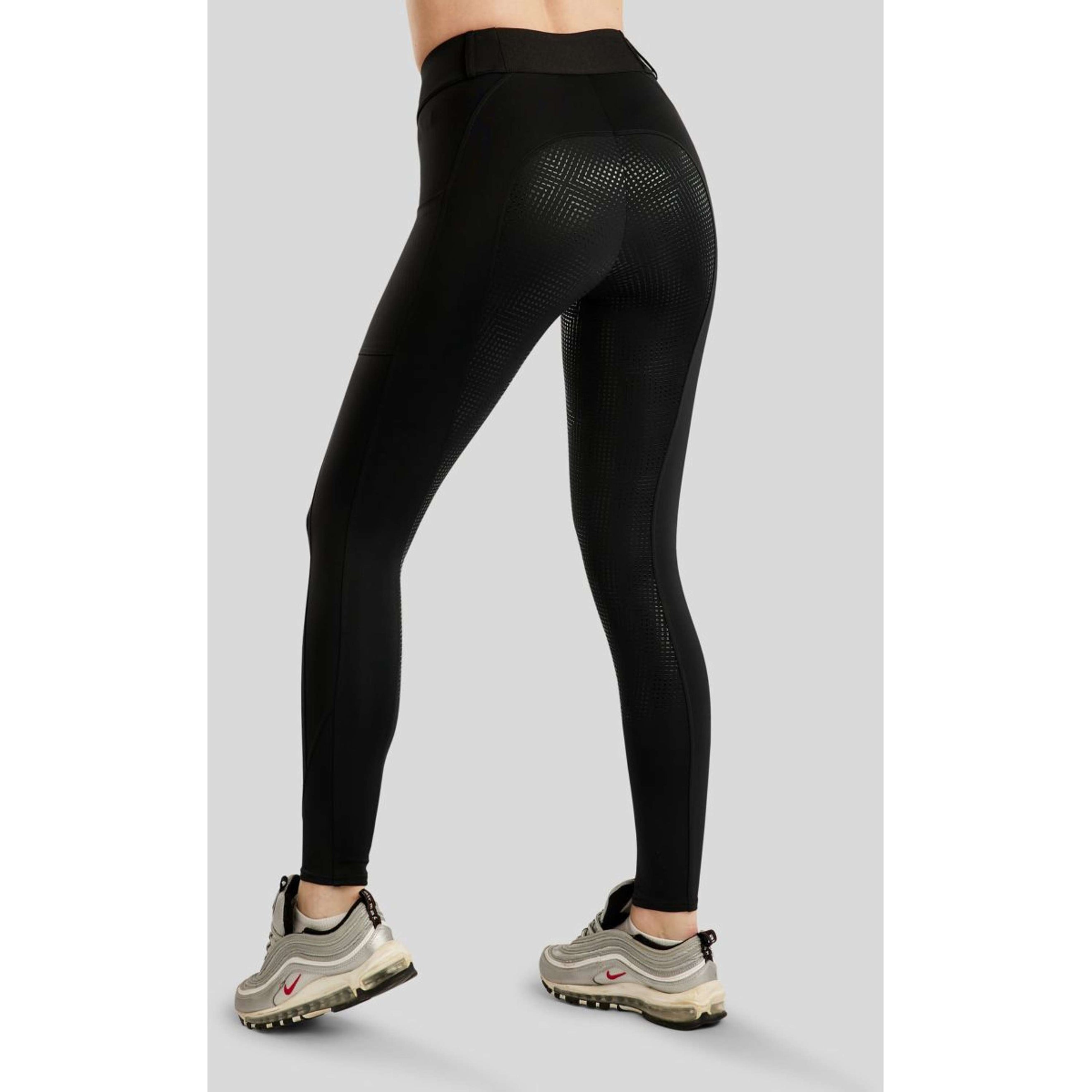 Montar Leggings da Equitazione MoZike Refined Full Grip Nero