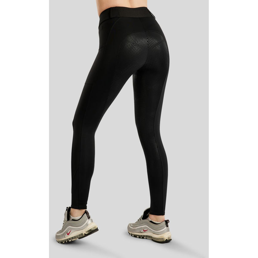 Montar Leggings da Equitazione MoZike Refined Full Grip Nero Montar Leggings da Equitazione MoZike Refined Full Grip Nero