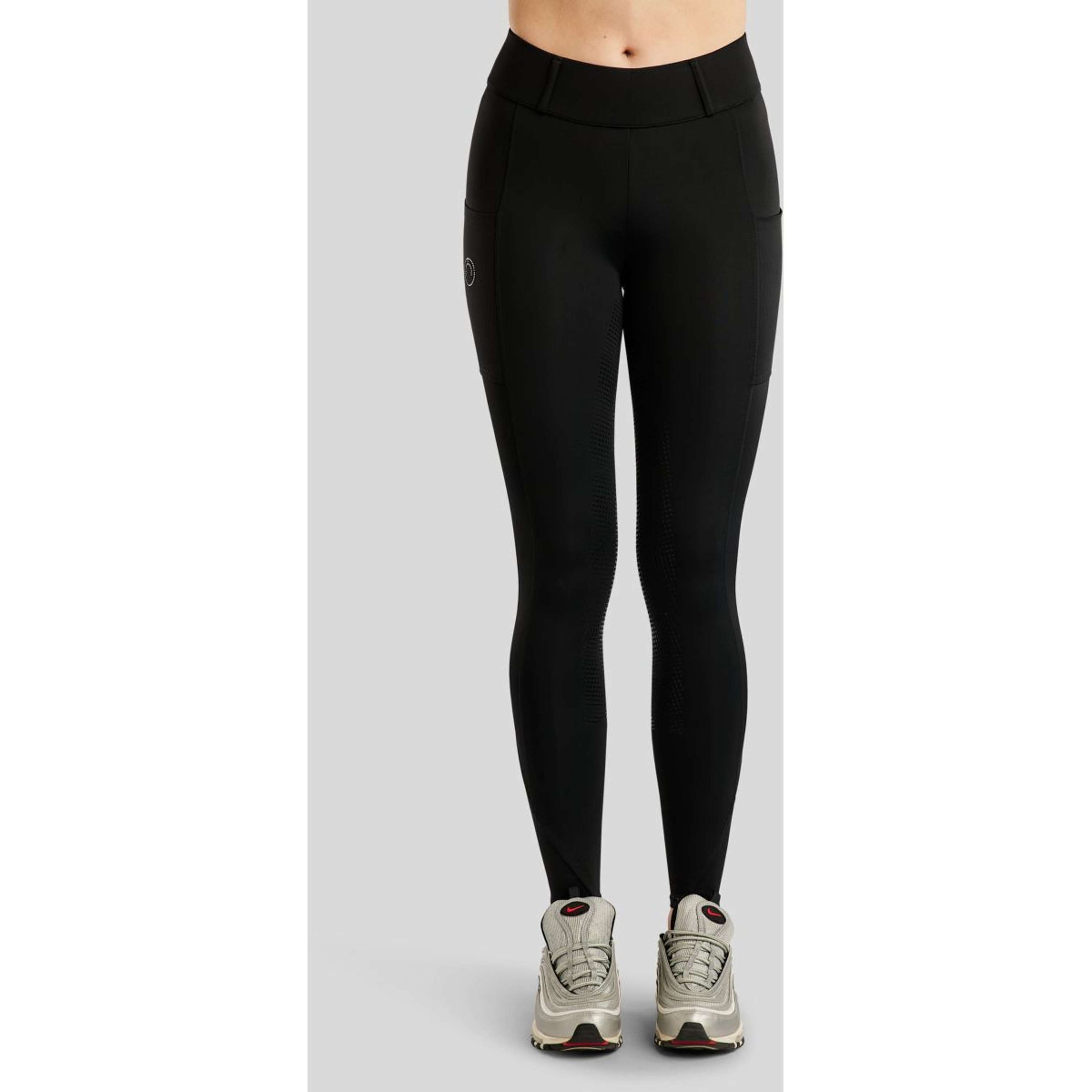 Montar Leggings da Equitazione MoZike Refined Full Grip Nero Montar Leggings da Equitazione MoZike Refined Full Grip Nero