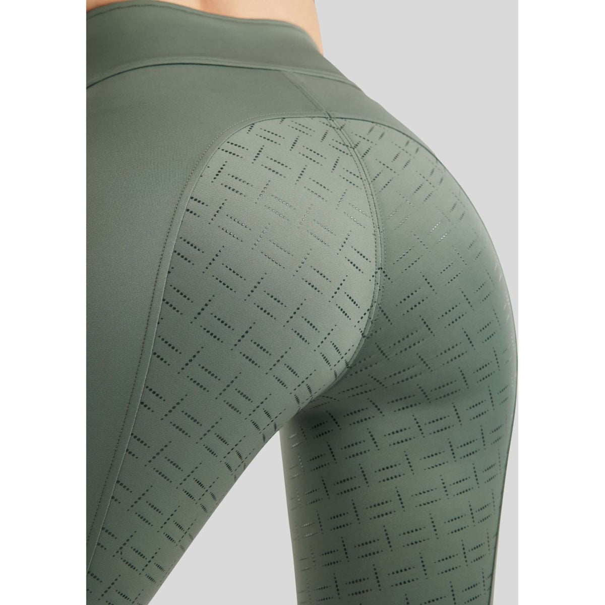 Montar Leggings da Equitazione MoPearl Pintuck Full Grip Giada