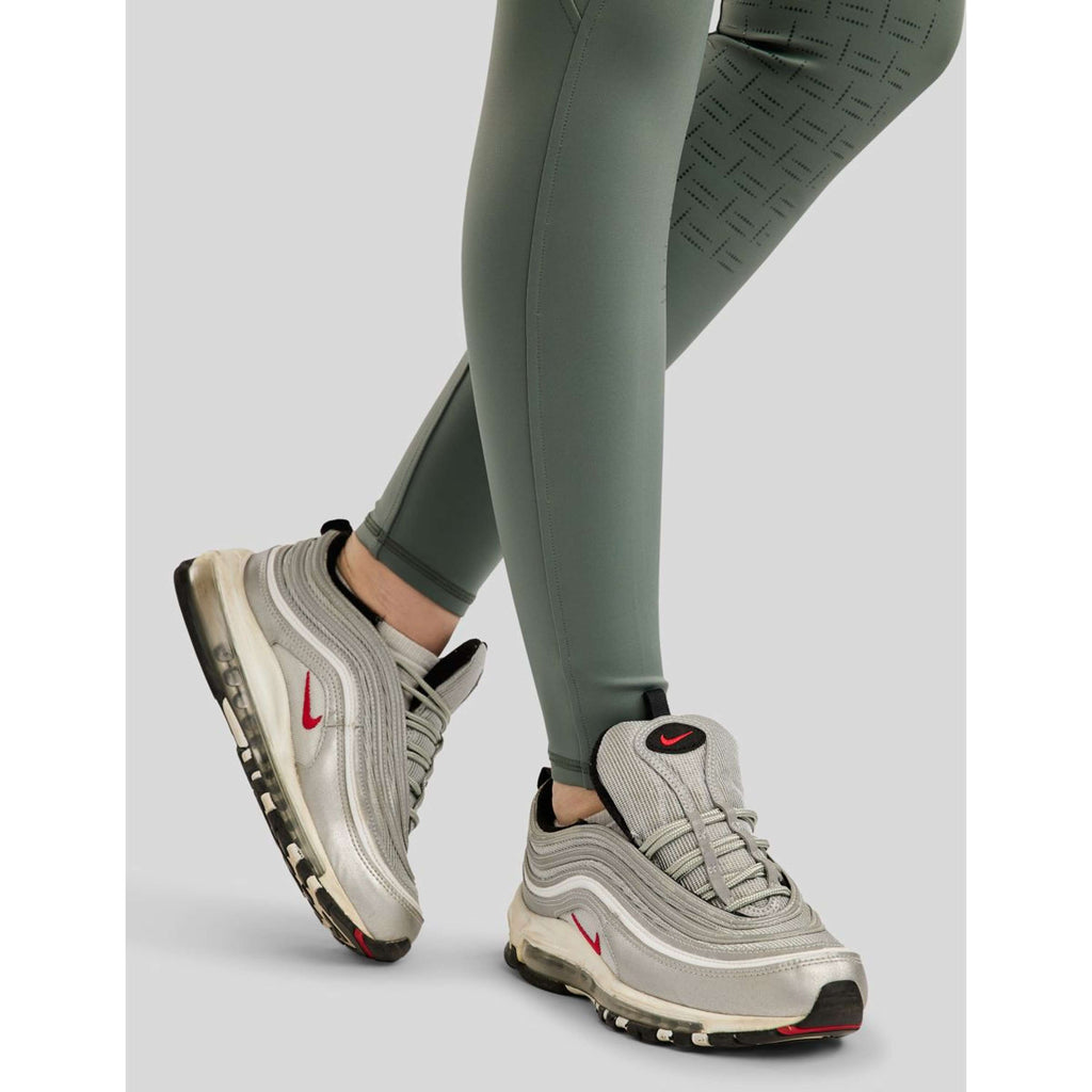 Montar Leggings da Equitazione MoPearl Pintuck Full Grip Giada