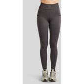 Montar Leggings da Equitazione MoPearl Pintuck Full Grip Slate Grey