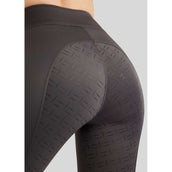 Montar Leggings da Equitazione MoPearl Pintuck Full Grip Slate Grey