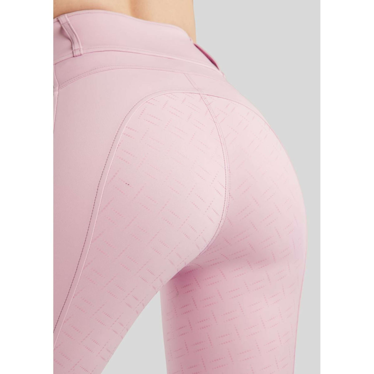 Montar Leggings da Equitazione MoLila Champagne Crystals Full Grip Candy Pink