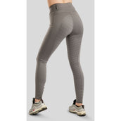 Montar Leggings da Equitazione MoLila Champagne Crystals Full Grip Grigio