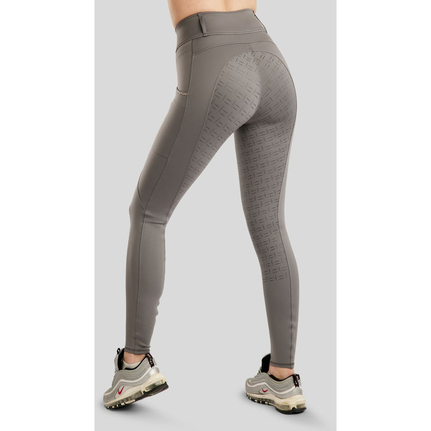 Montar Leggings da Equitazione MoLila Champagne Crystals Full Grip Grigio Montar Leggings da Equitazione MoLila Champagne Crystals Full Grip Grigio