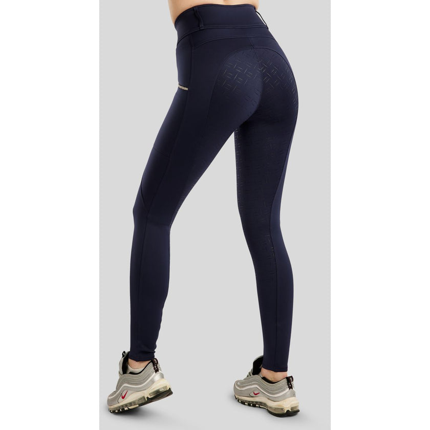 Montar Leggings da Equitazione MoLila Champagne Crystals Full Grip Navy Montar Leggings da Equitazione MoLila Champagne Crystals Full Grip Navy