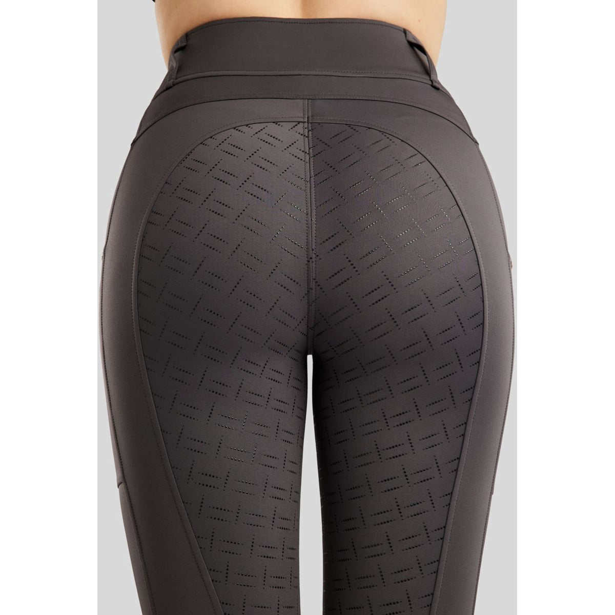 Montar Leggings da Equitazione MoLila Champagne Crystals Full Grip Slate Grey