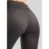 Montar Leggings da Equitazione MoLila Champagne Crystals Full Grip Slate Grey