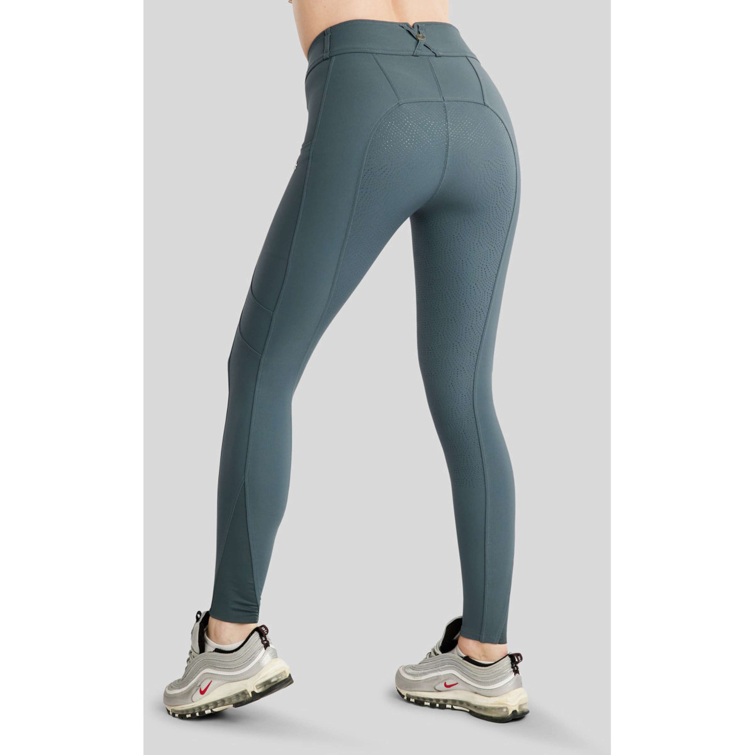 Montar Pantaloni da Equitazione MoPhilipa Full Grip Dark Slate