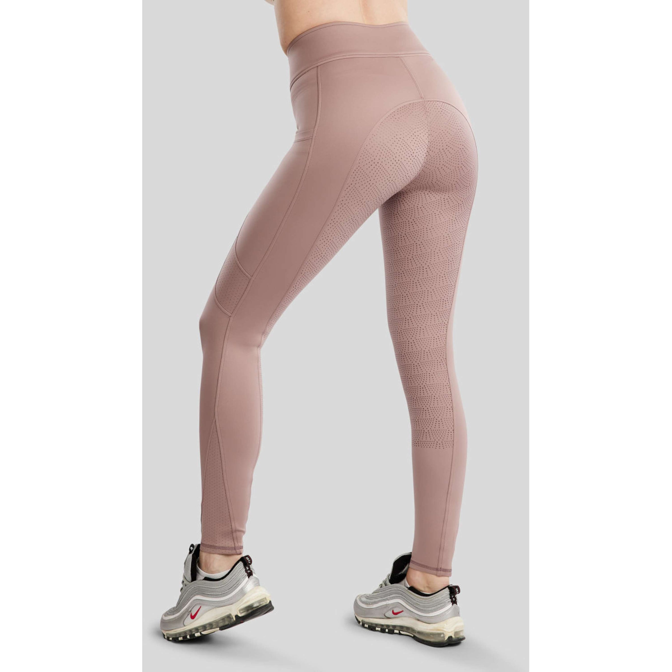 Montar Leggings da Equitazione MoTilley Full Grip Blush