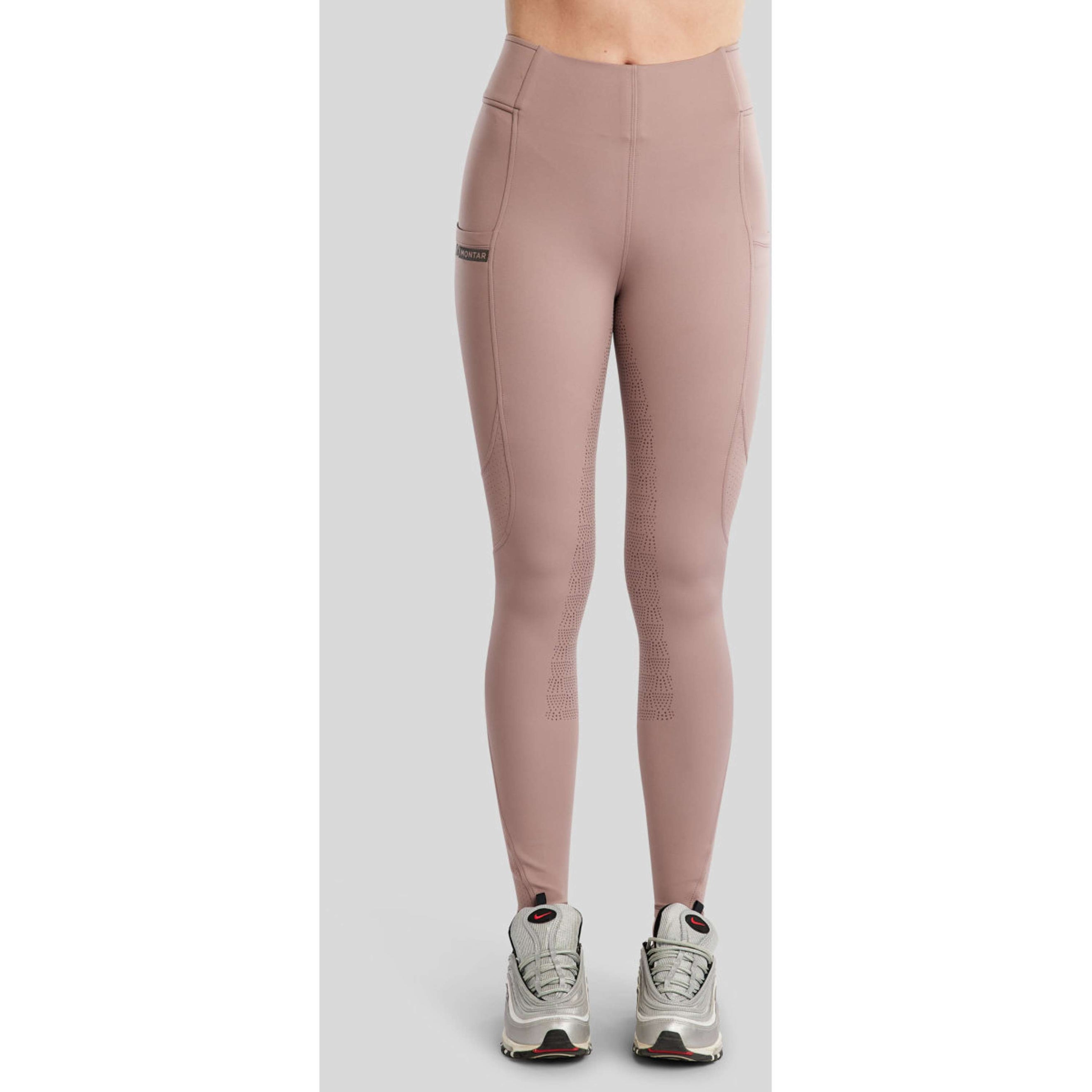 Montar Leggings da Equitazione MoTilley Full Grip Blush