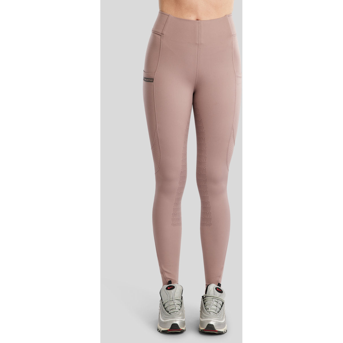 Montar Leggings da Equitazione MoTilley Full Grip Blush